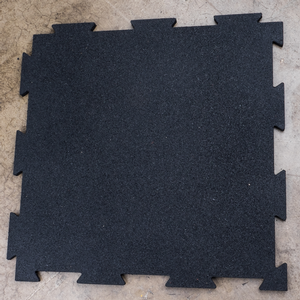 Protect your floors and equipment with Body-Solid Tools Black Puzzle Mats