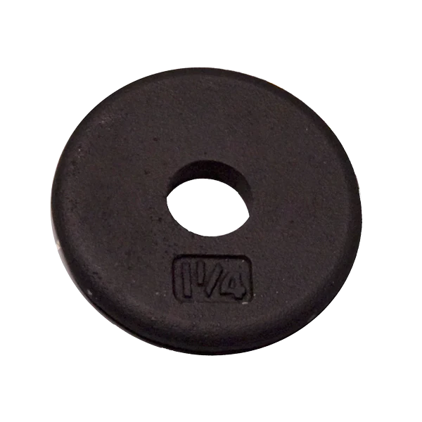 Individual Cast Black 1" Plates 1.25, 2.5, 5, 7.5, 10, 12.5, 20, 25, 50 lbs (per LB)