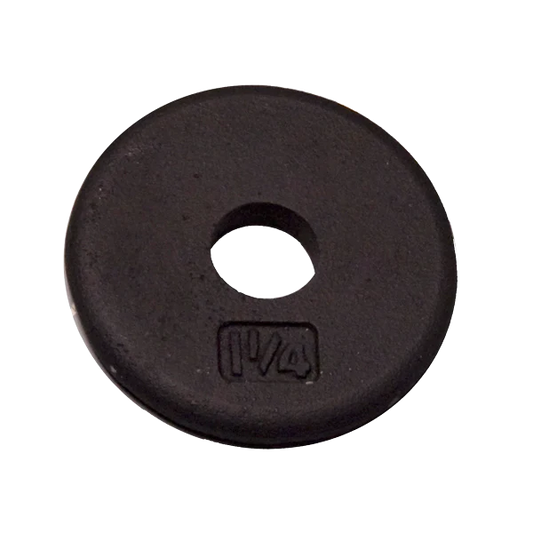 Individual Cast Black 1" Plates 1.25, 2.5, 5, 7.5, 10, 12.5, 20, 25, 50 lbs (per LB)