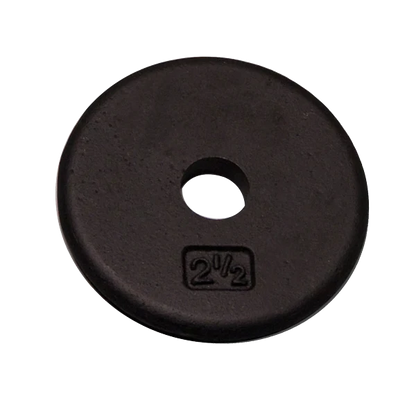 Individual Cast Black 1" Plates 1.25, 2.5, 5, 7.5, 10, 12.5, 20, 25, 50 lbs (per LB)