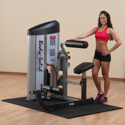 Body-Solid S2ABB-1 Pro Clubline Series II Ab and Back Machine with 160 Lb. Weight Stack for Home and Commercial Gym