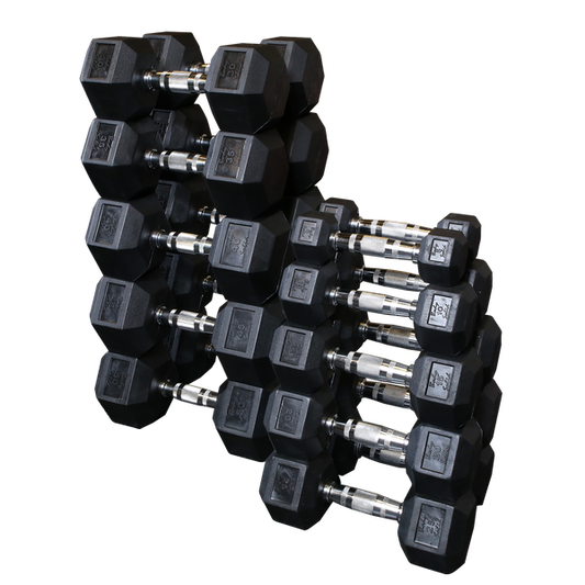 SDRS550 - Dumbell set 5-50lb pairs