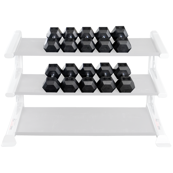 SDRS550 - Dumbell set 5-50lb pairs