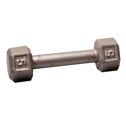 5 Lb. Cast Iron Hex Dumbbell