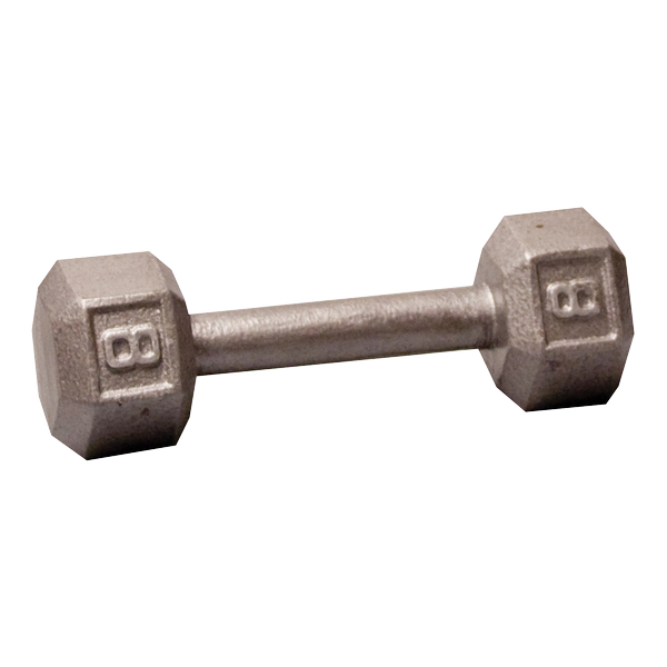 SDX8 - 8 Lb. Cast Iron Hex Dumbbell - Body-Solid