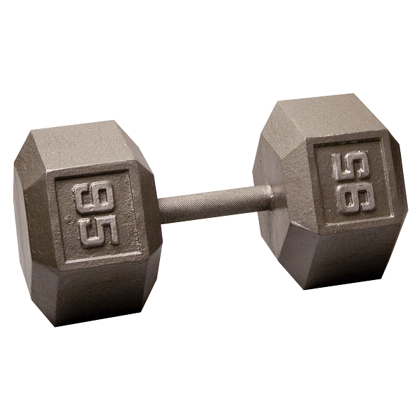 SDX95 - 95 Lb. Cast Iron Hex Dumbbell - Body-Solid