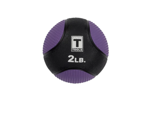 2LB 2lb. Medicine Ball - Lt. PURPLE, BLACK MED BALL