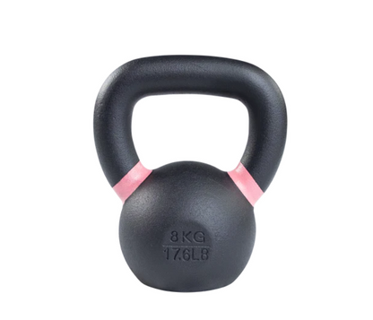 Premium Training Kettlebell 8kg, 18lb, Pink Band