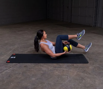 4LB YELLOW, BLACK MEDICINE BALL