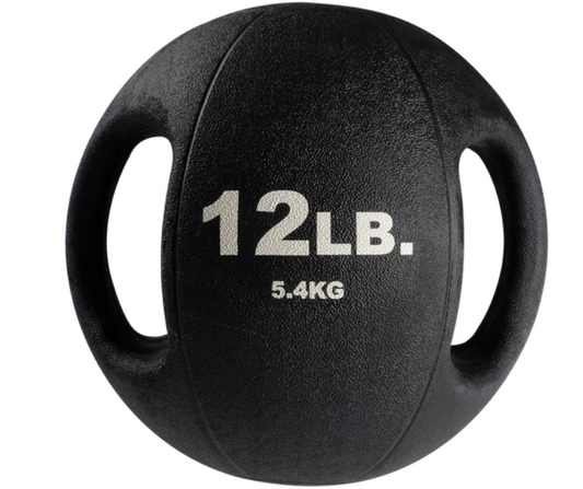 12lb. Dual Grip Medicine Ball