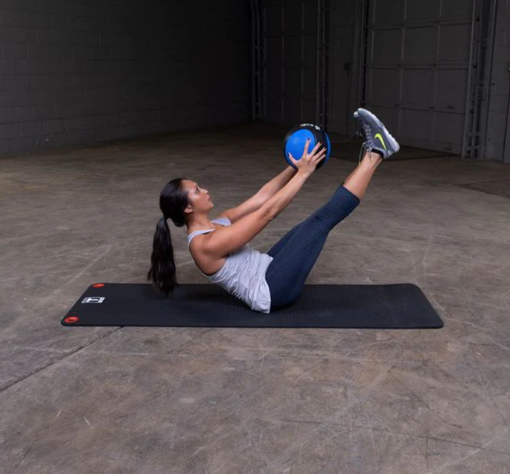 10LB BLUE, BLACK MEDICINE BALL