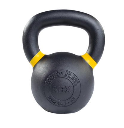 Premium Training Kettlebell 16kg, 35lb, Yellow Band