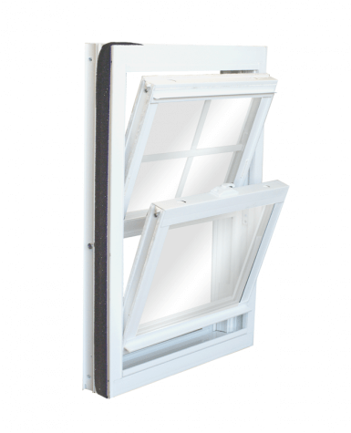 Series 100 Vinyl Mechanical Double Hung Tilt Windows