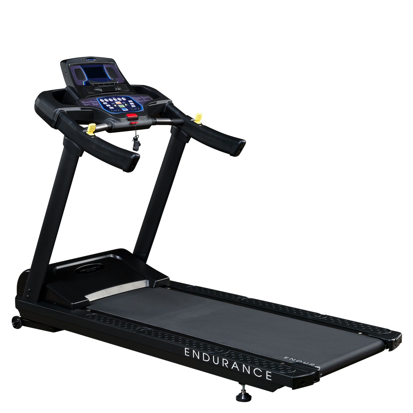 Endurance by Body-Solid (T150) Incline Treadmill for Jogging & Walking, 400lbs. Weight Capacity, 4 HP Electric Motor Running Machine With Anti-Static Carbon Woven Belt, Speed Range 0.5-12.5 mph, Black