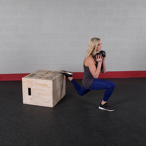 3 Way Wooden Plyo Box, 20", 24", 30"