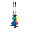 WT46 - Body-Solid Olympic Plate Tree & Bar Holder - Body-Solid