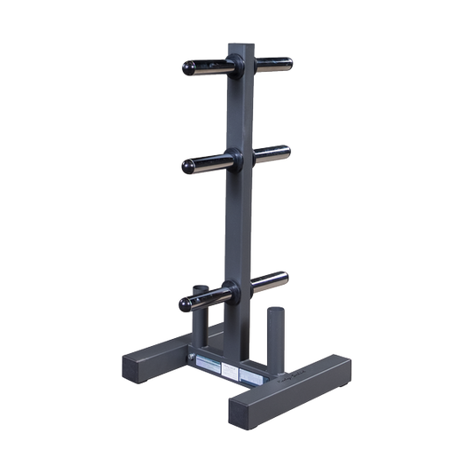 WT46 - Body-Solid Olympic Plate Tree & Bar Holder - Body-Solid