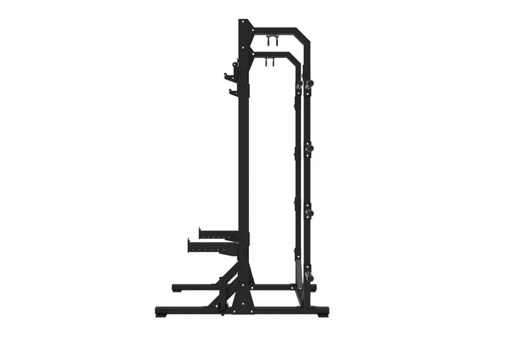 Heavy Duty Power Rack - Half Squat Rack Commercial Grade (BLACK) Pure Craft Industries