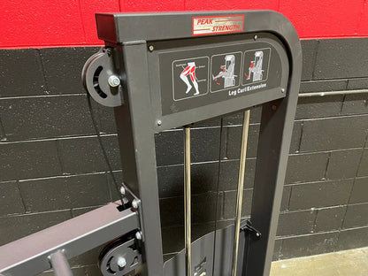 Pin-Loaded Leg Curl / Extension Combo Machine (Model PCIGC-5055-1) Pure Craft Industries