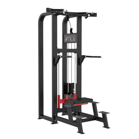 PureCraft Assisted Chin-Up & Dip Machine – Selectorized Upper Body Trainer (PCI-5019) Pure Craft Industries
