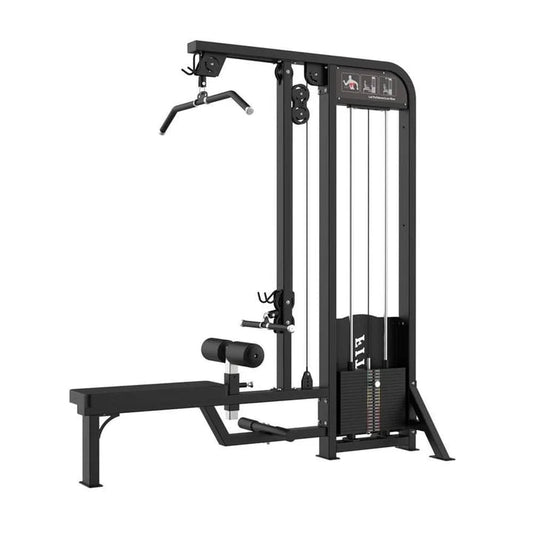 Pin-Loaded Lat Pull Down & Low  Row Selectorized Weight Machine TZ-5057 Pure Craft Industries