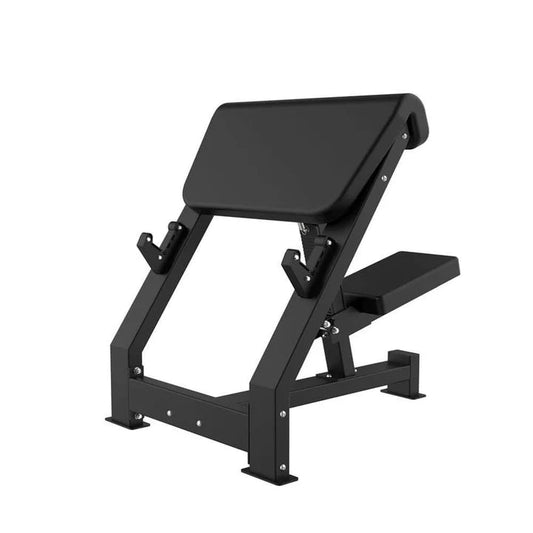 Seated Preacher Curl Bench – Commercial Grade Arm Training Station Pure Craft Industries