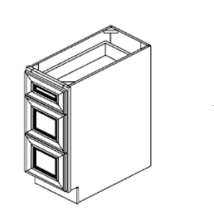 DB21-3 – Drawer Base Cabinet – 3 Drawer