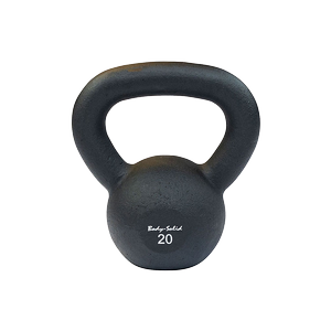 KBR20 - Iron Powder Coat Kettlebells 20 Pounds - Body-Solid