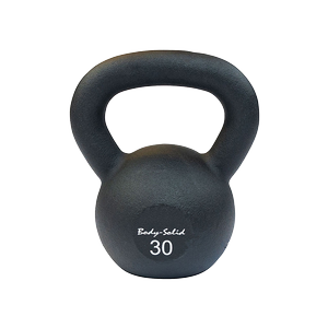 KBR30 - Iron Powder Coat Kettlebells 30 Pounds - Body-Solid