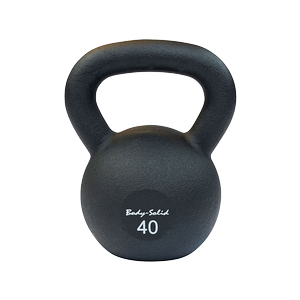 KBR40 - Iron Powder Coat Kettlebells 40 Pounds - Body-Solid