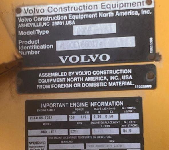 2003 VOLVO L90E