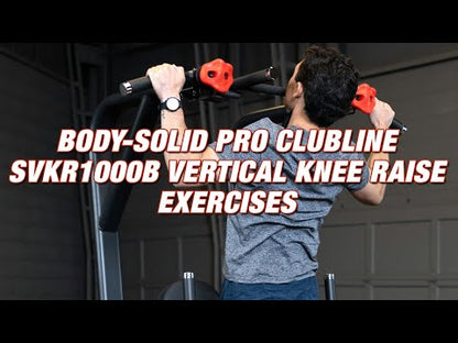 SVKR1000B - PROCLUBLINE VERTICAL KNEE RAISE CHIN DIP - BLACK