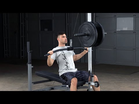 Lat Pull Down/Seated Row Attachment for Benches